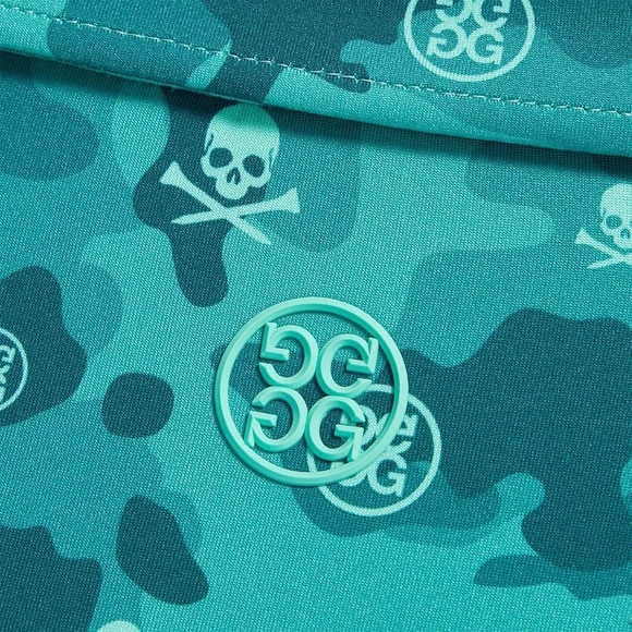 GFORE G/Fore Icon Camo Lotus Polo Shirt - Picture 3 of 6